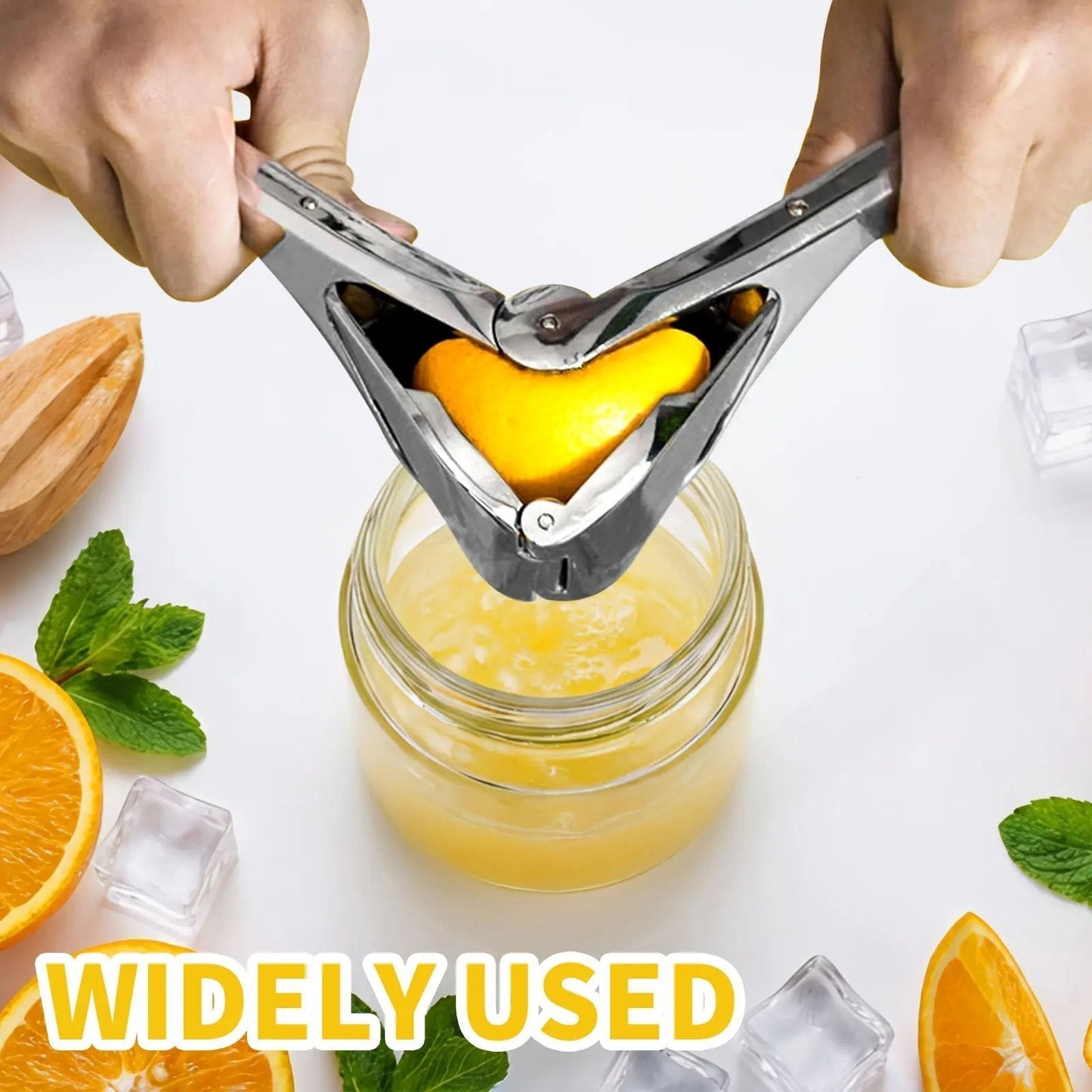 Last Day 49% OFF🔥 Citrus Squeezer | PP – Handheld Juicer for Lemons, Limes & Oranges 🍋