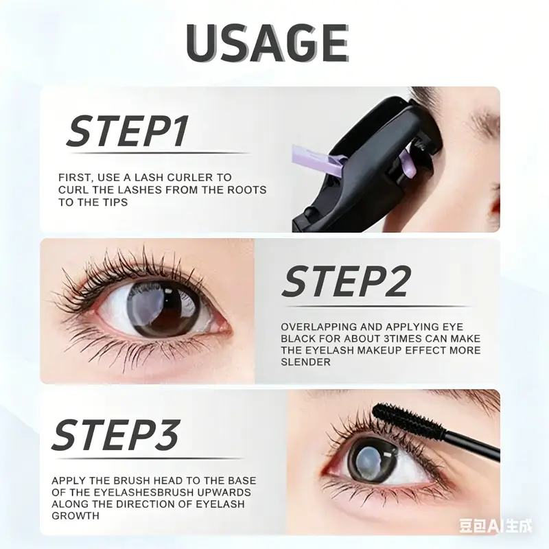 Long-Wearing Tubing Mascara – Metal Wand, Built-In Brush, Curled & Natural Lashes That Last