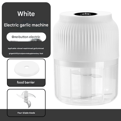 ⚡ Electric Garlic Chopper &amp; Mini Portable Veggie Chopper – Chop, Mince, Blend in Seconds! 🔪